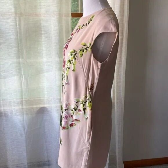 Ted Baker London Silk Floral Dress size 3 - Picture 5 of 8